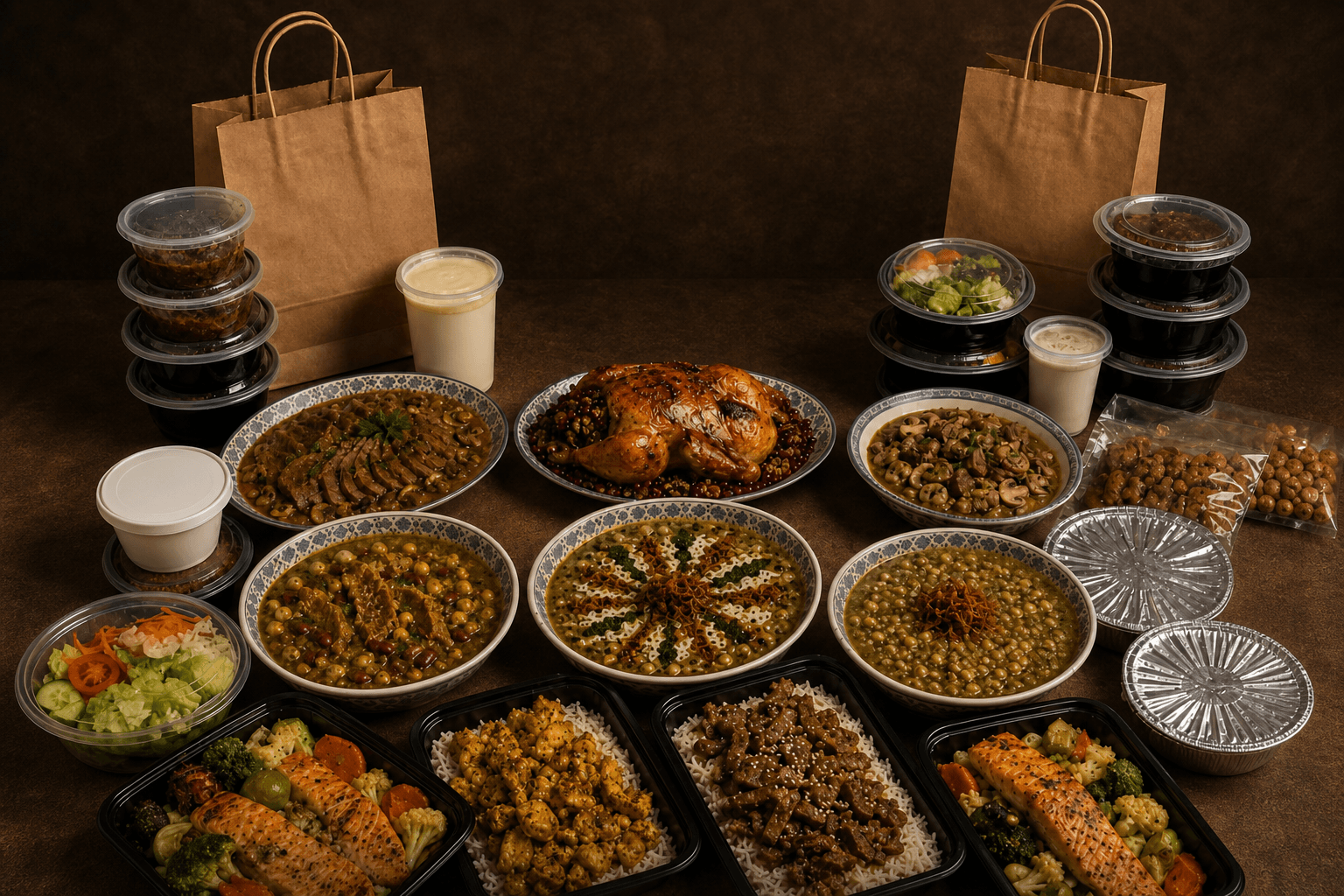 Homemade Persian feast